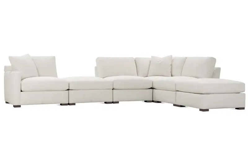 Remi Modular Sectional Set – Coordinated Pit Chairs and Seat-Level Ottoman