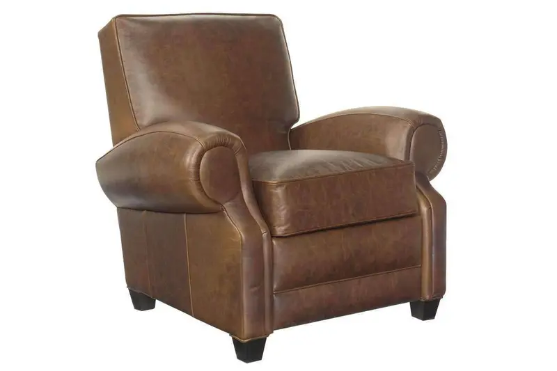 Richmond Large Club-Style Leather Recliner – Spacious Relaxation