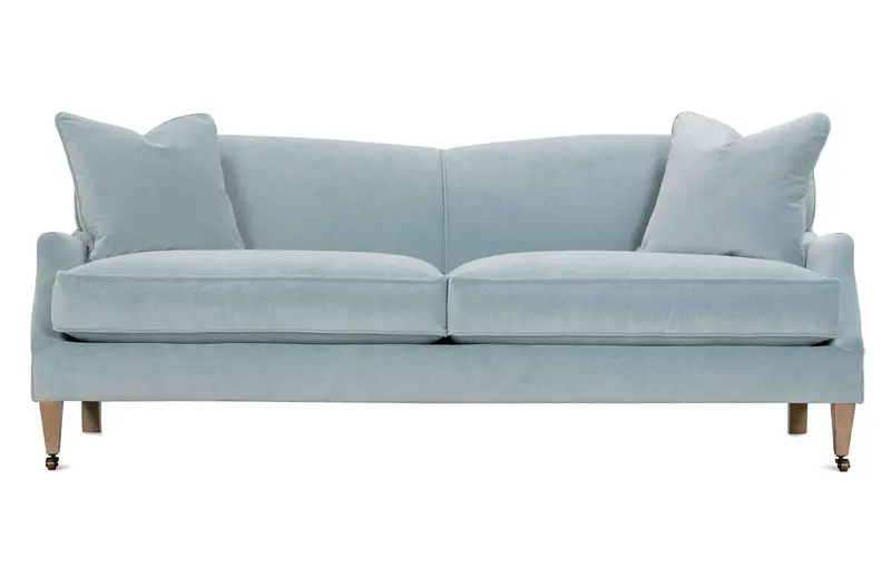 Rochelle Tight-Back Fabric Sofa – 85″ Minimalist Modern Lounge