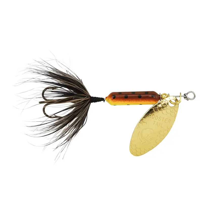 Rooster Tail Original Spinnerbait – 1/8 oz Fishing Lure for Freshwater Bass