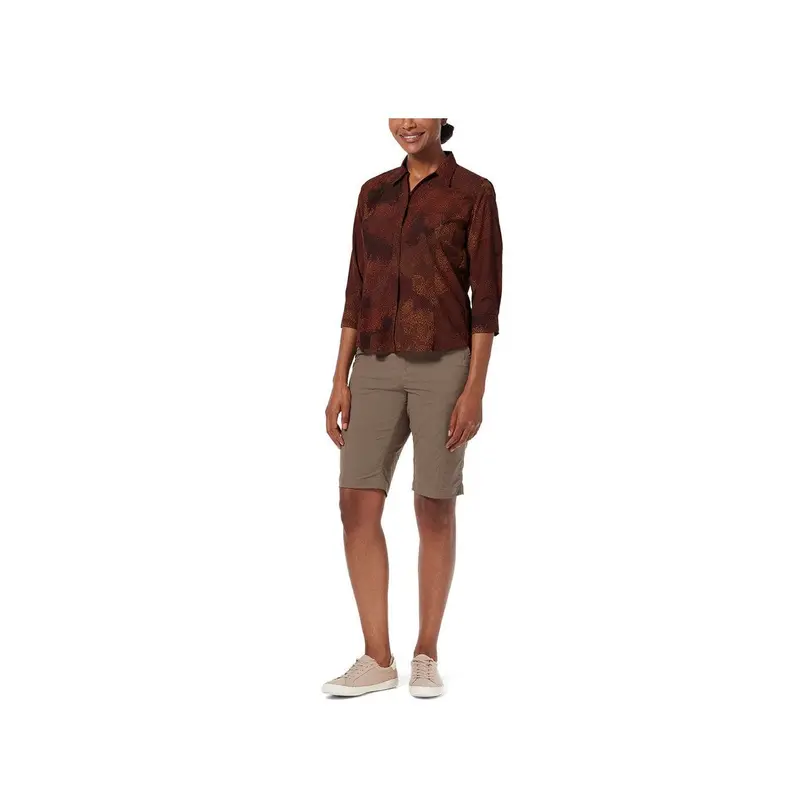 Royal Robbins Women’s Discovery III Bermuda Shorts – Versatile, UPF-Protected Travel Shorts