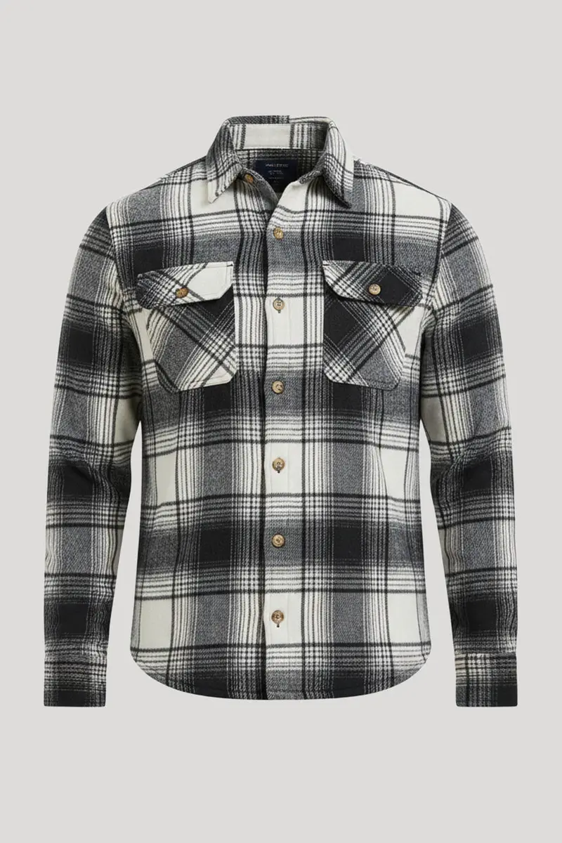 Rugged Fargo Bonded Fleece Work Shirt Jacket