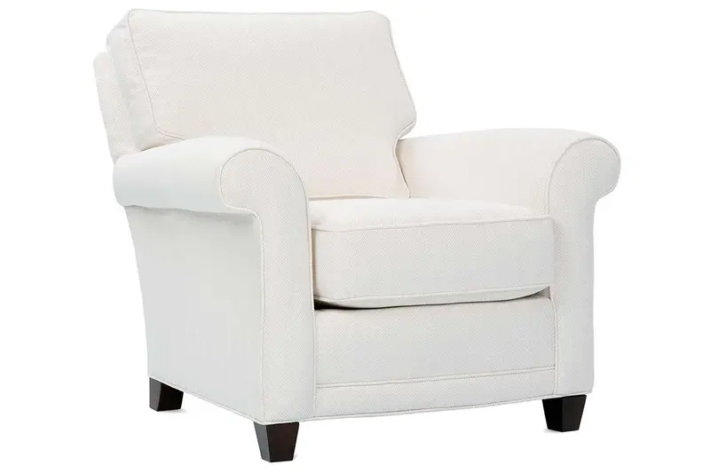 Samantha Traditional Fabric Accent Armchair