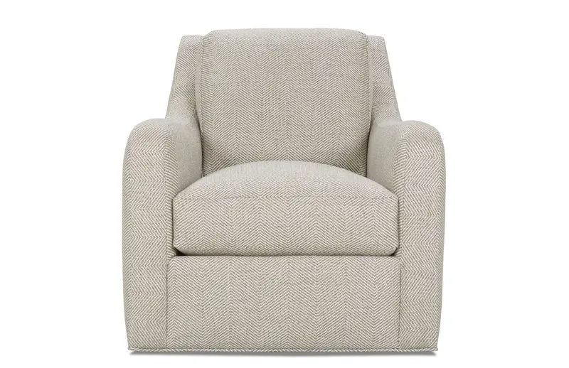 Shari Contemporary Swivel Accent Chair – 360° Rotating Fabric Design