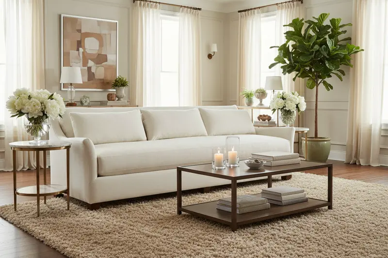 Shauna Oversized Modular Bench Sofa – Available in 85″, 98″, or 110″ Widths