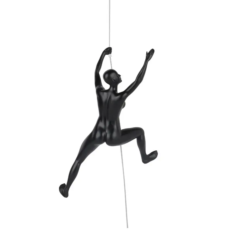 Shira Sculpture: Contemporary Climbing Woman Figure