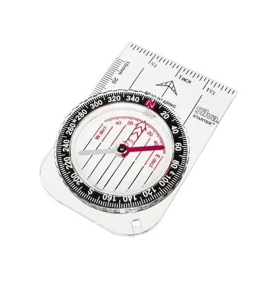 Silva Starter 1-2-3 Baseplate Compass for Beginners