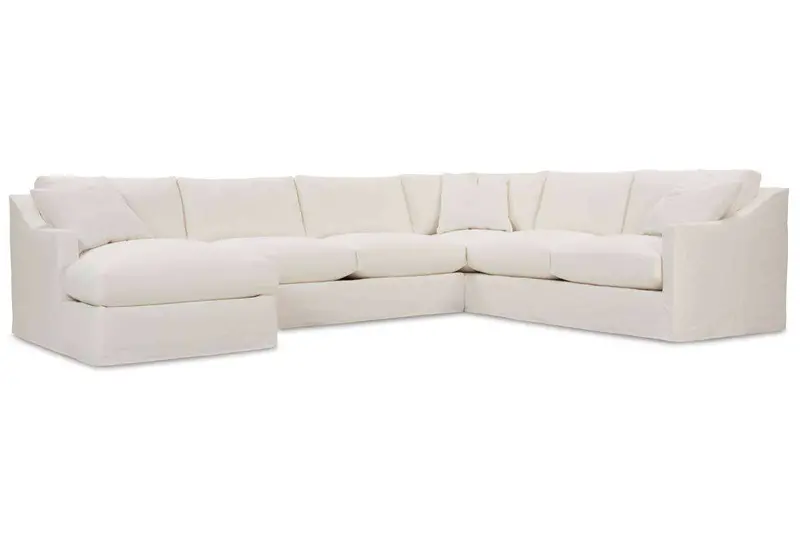 Skyler Ultra-Plush Slipcovered Sectional – Grand-Scale Comfort with Clean Track-Arm Lines