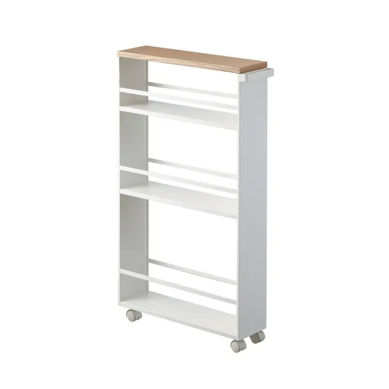 Slim Tower Storage Cart for Compact Organized Spaces