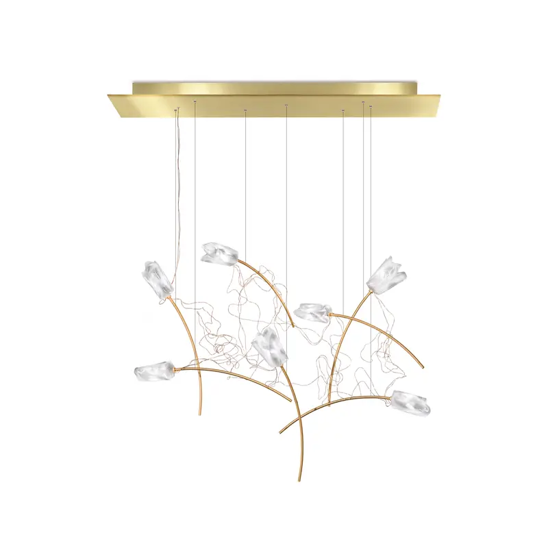 Slim Tulip Linear Pendant – Small Size
