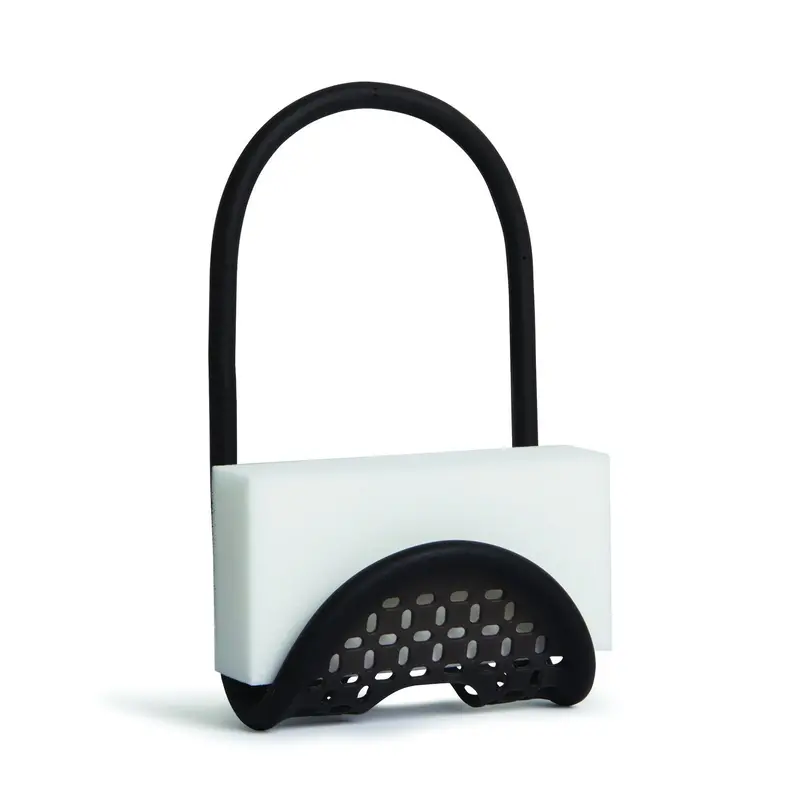 Sling Black Flexible Sink Sponge Organizer Caddy