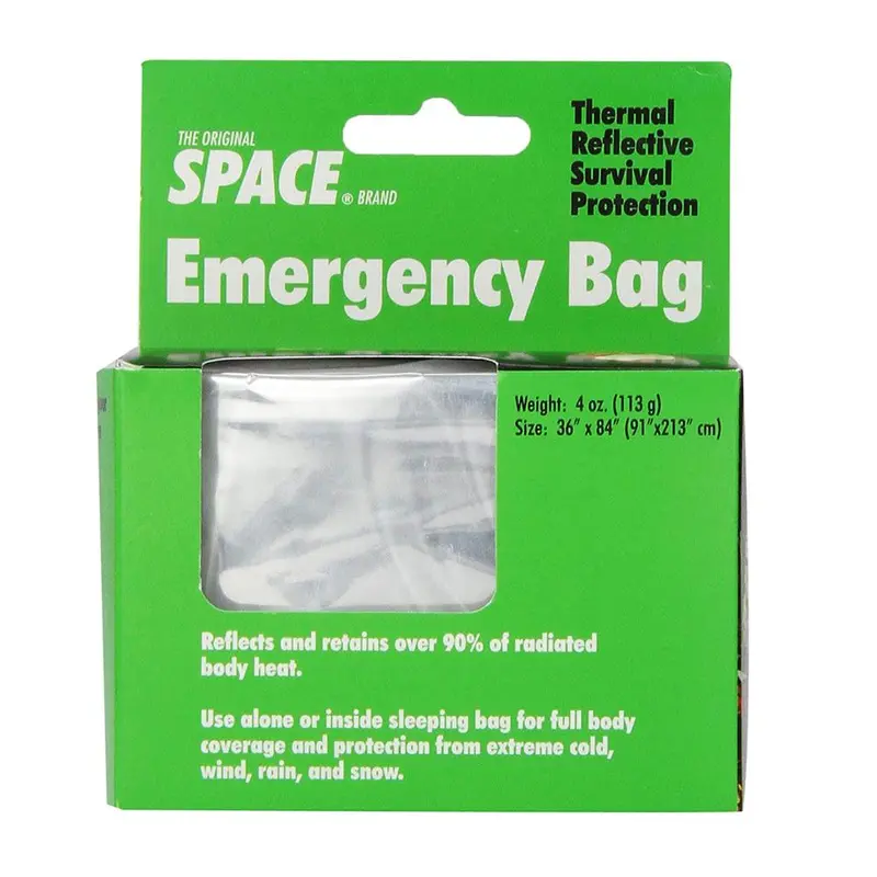 SPACE Emergency Heat-Reflective Survival Bag