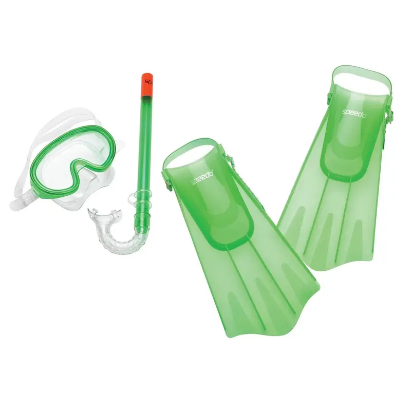 Speedo Kids Aqua Quest Set – Mask, Snorkel & Fins Bundle