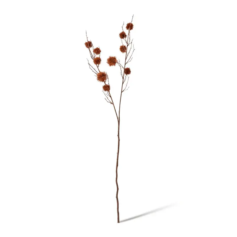 Spikey Chestnut Branch – Faux Botanical Decoration