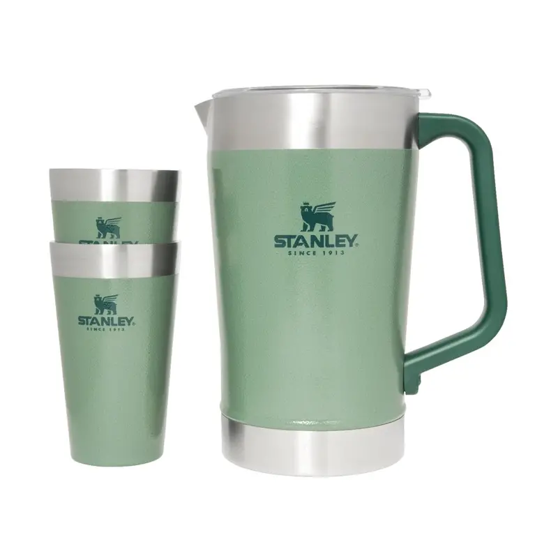 Stanley Stay-Chill Classic Pitcher Set – Double-Wall Vacuum-Insulated Stainless Steel (Pitcher + Cups)