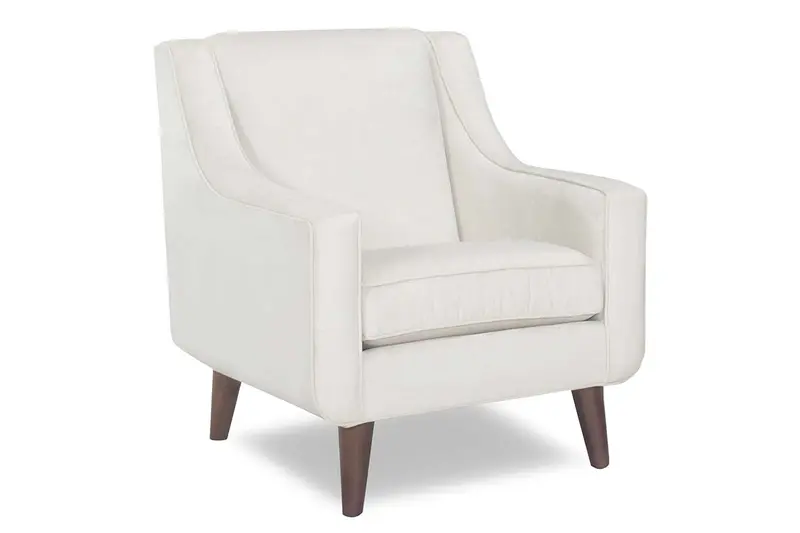 Sterling Modern Fabric Armchair – Sloping Arms & 8-Way Hand Tied Construction