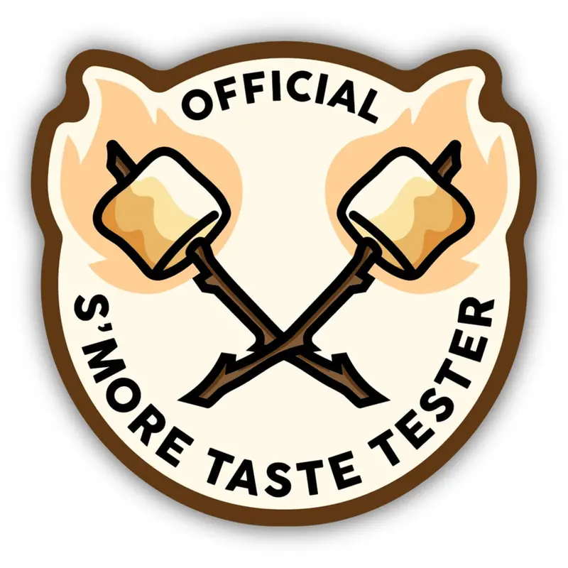 Stickers Northwest Official S’more Taste Tester Decal