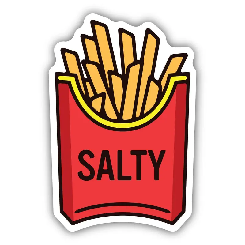 Stickers Northwest Salty French Fries Decal