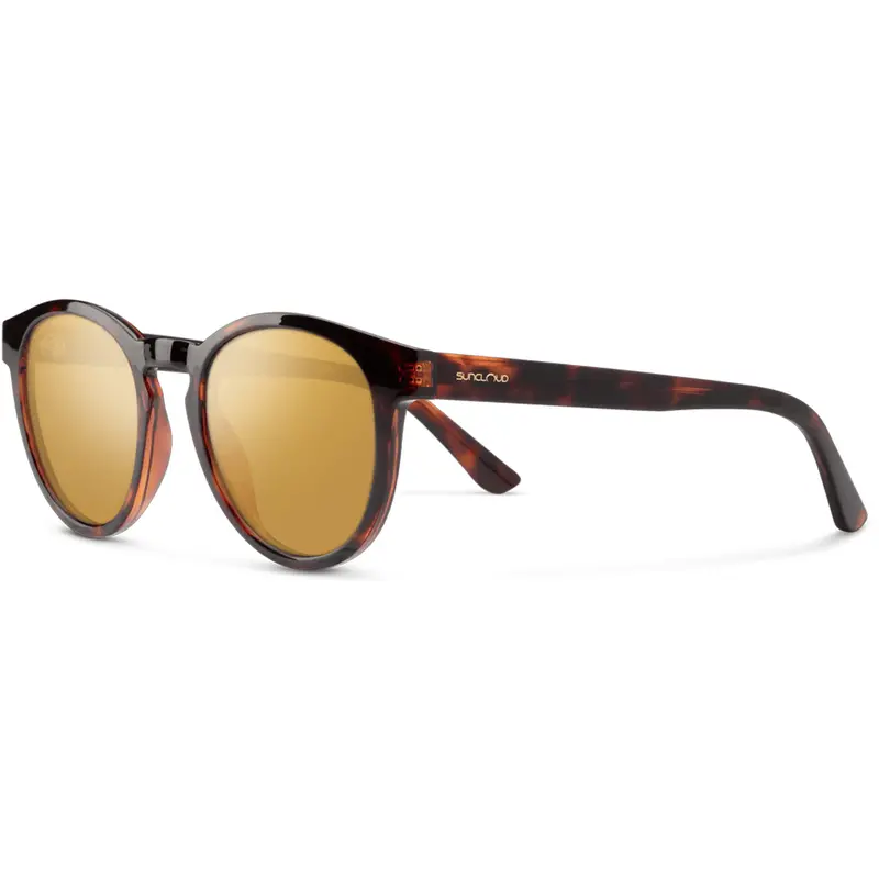 Suncloud Barnes Polarized Sunglasses – Classic Tortoise Frame w/ Sienna Mirror Lenses