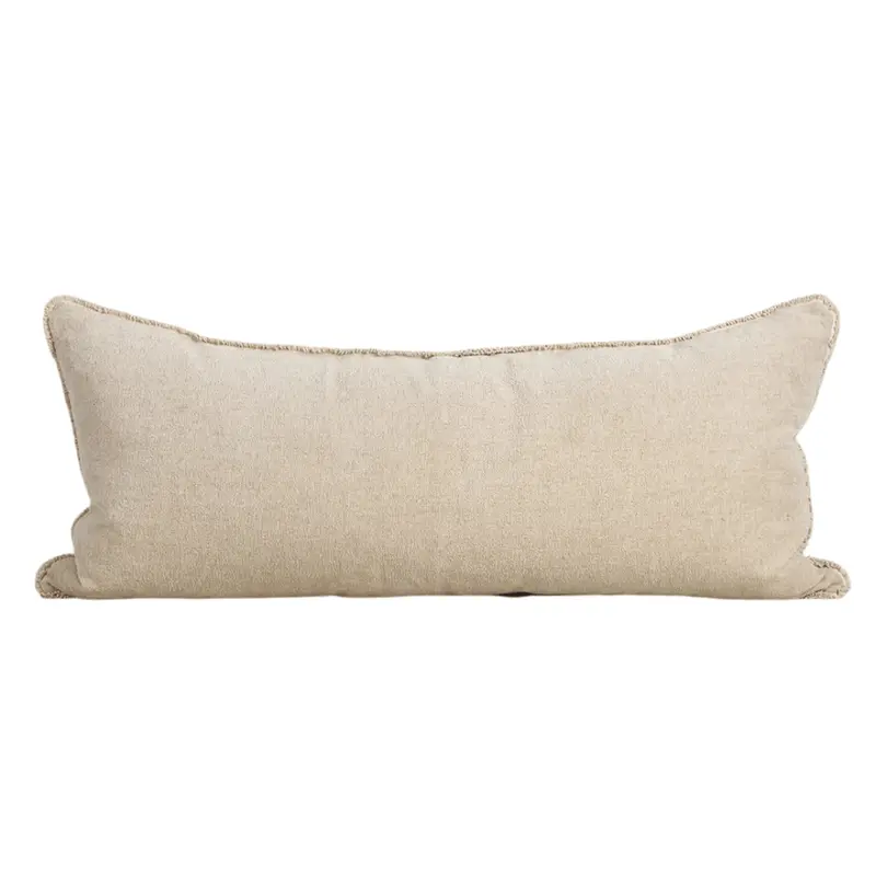 Sutton Long Cushion in Warm Oat Finish