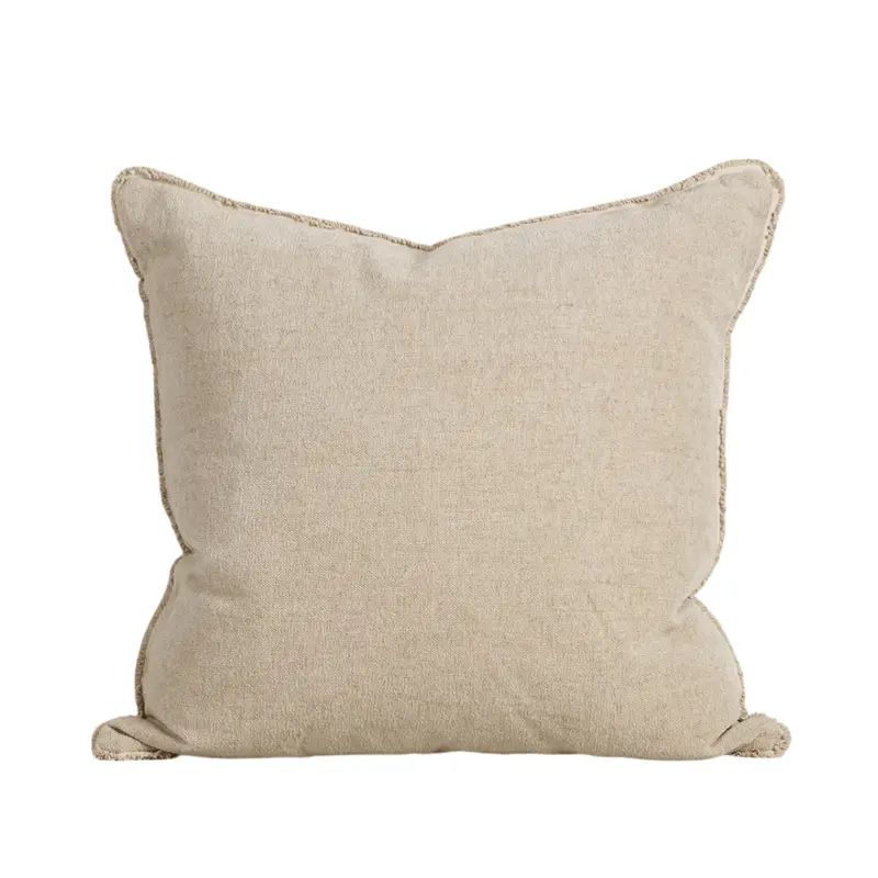 Sutton Square Pillow in Soft Oat
