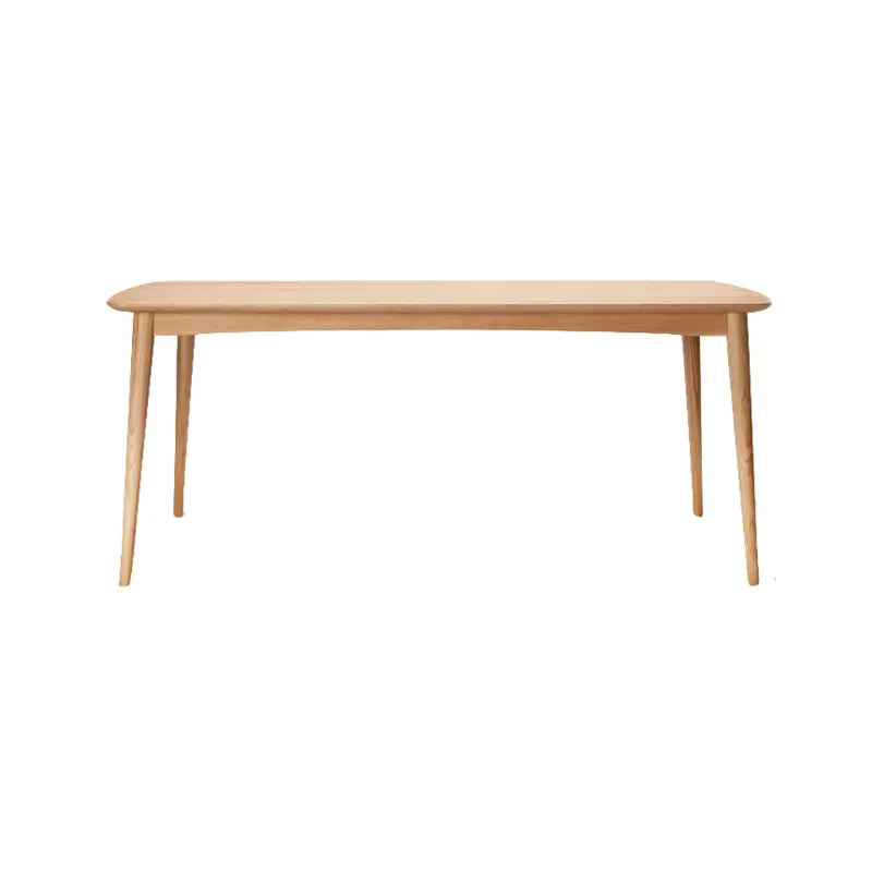 T167 Natural Wood Rectangular Dining Table