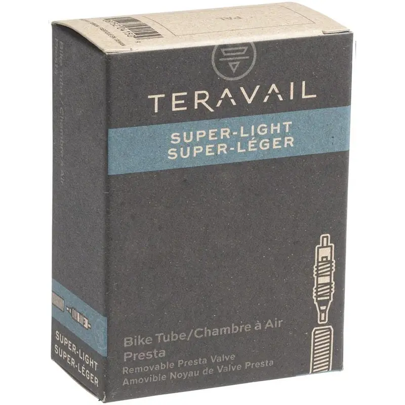 Teravail Superlight Presta Inner Tube – 700×20–28c, 60mm Valve
