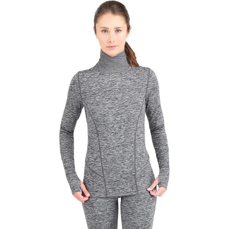 Terramar Cloud Nine Turtle Neck Top for Women