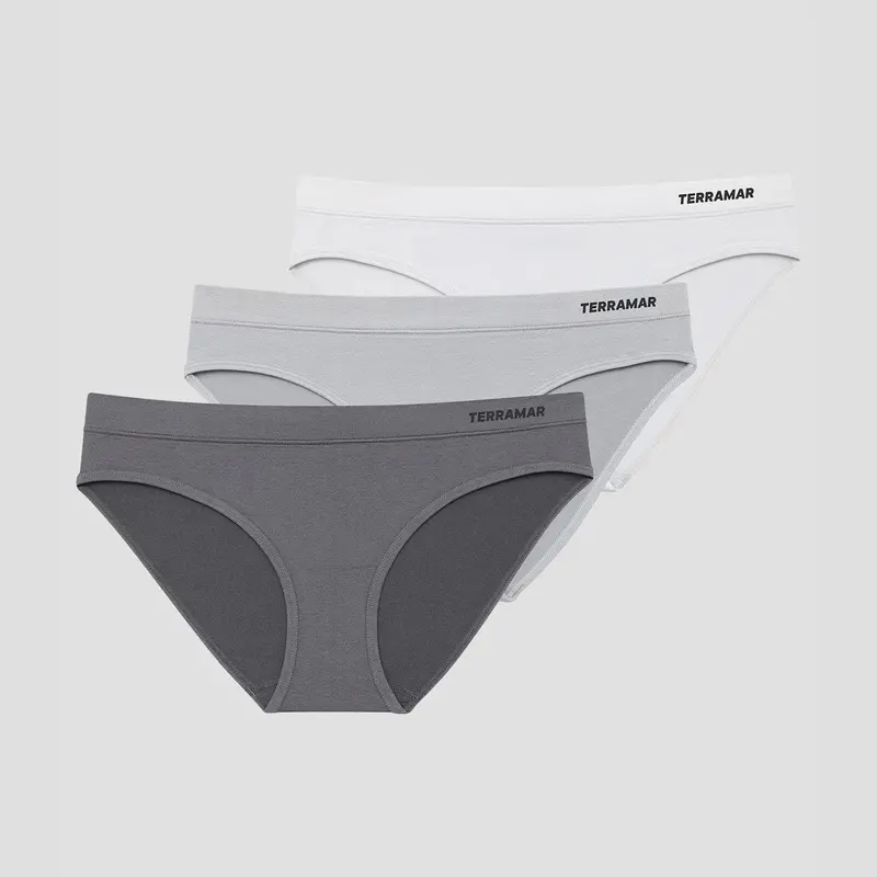 Terramar Seamless Bikini Briefs – 3-Pack