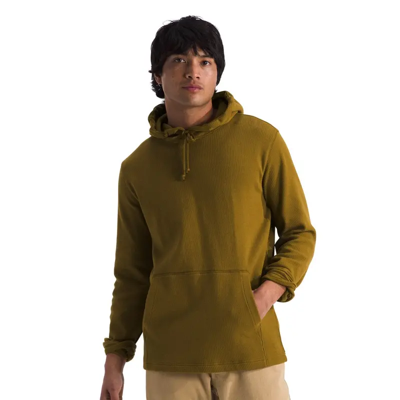 The North Face Men’s Waffle-Knit Hoodie – Cozy, Breathable Casual Layer