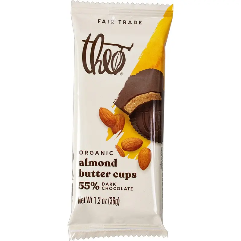Theo’s Almond Butter & 55% Dark Chocolate Snack Cups