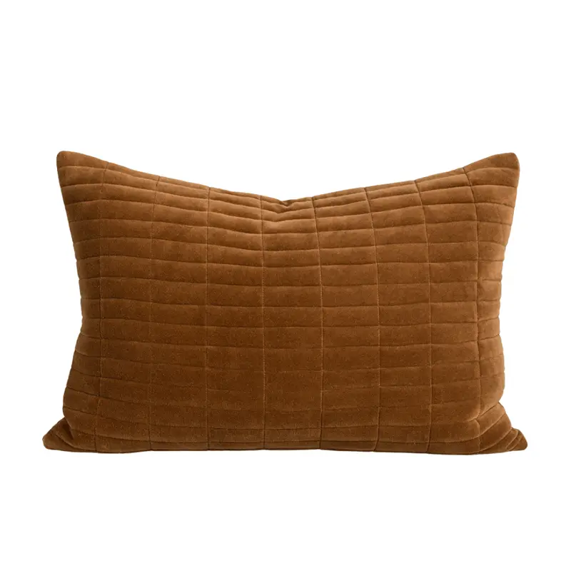 Tobacco-Colored Turner Rectangular Throw Cushion