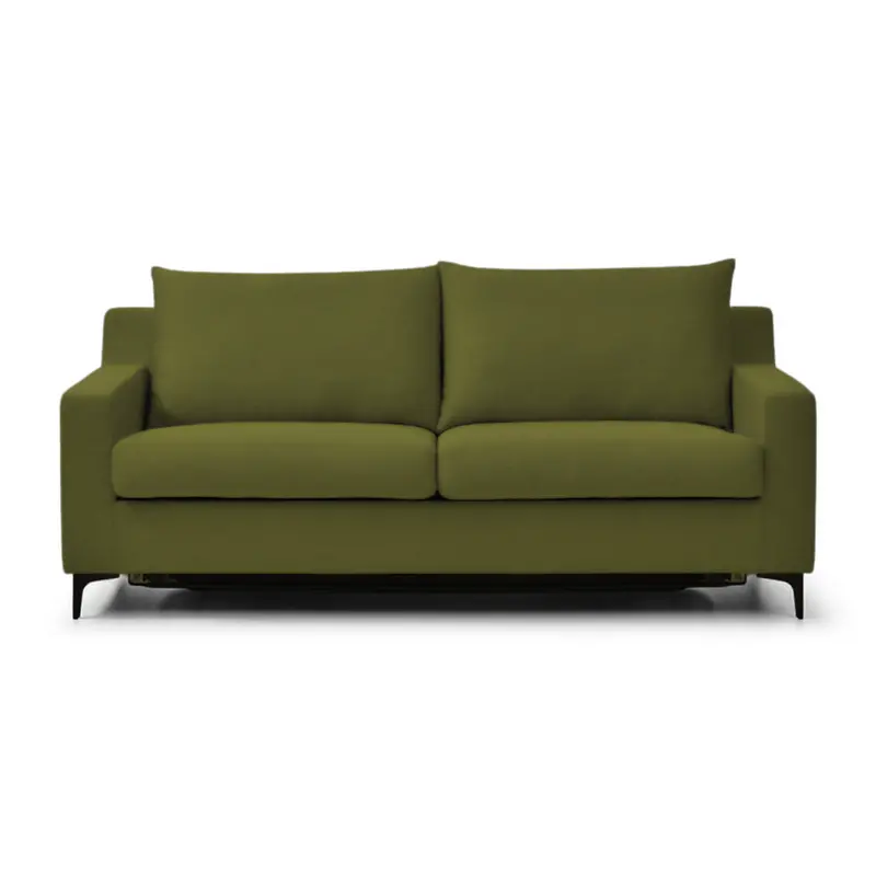 Tofino Convertible Sofa Bed in Caper Green Fabric