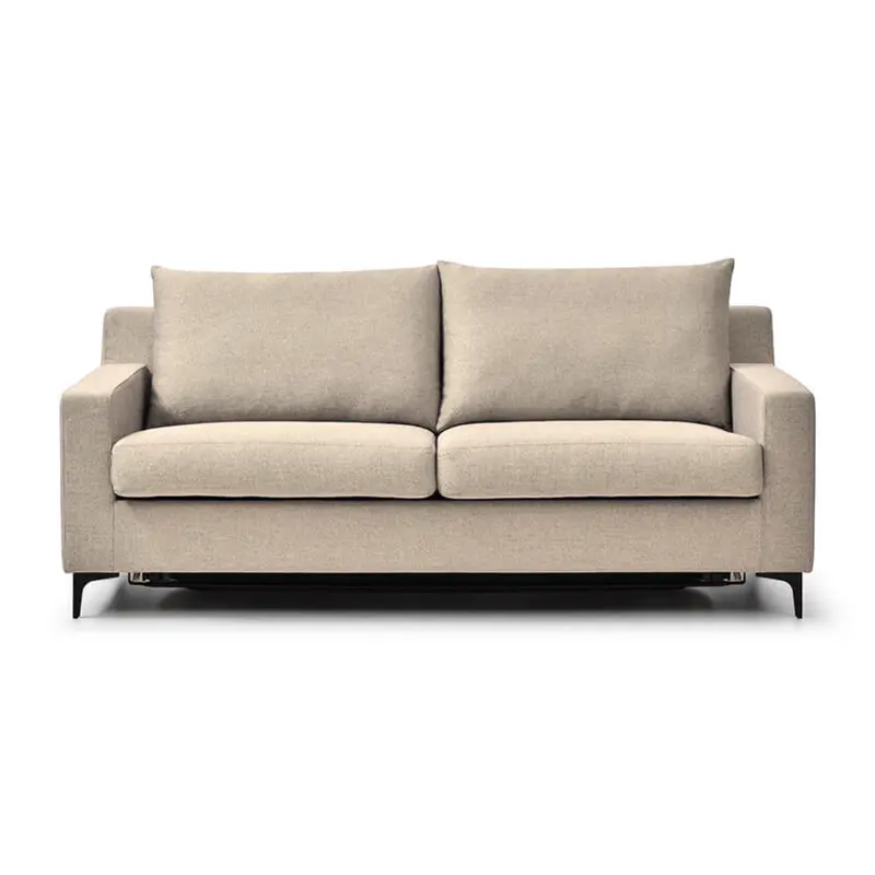Tofino Pull-Out Sofa Bed in Birch Beige Upholstery