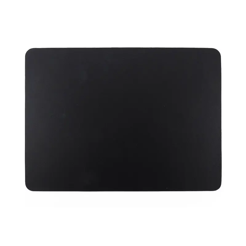 Togo-Style Faux Leather Placemats – Black Set