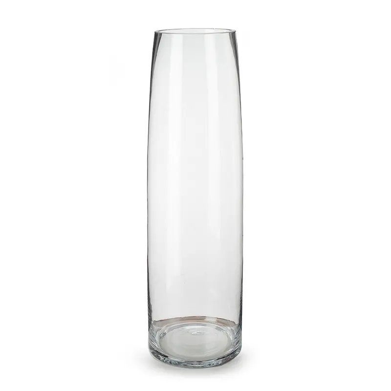 Tolle Glass Vase – Sculptural Clear Glass Centerpiece