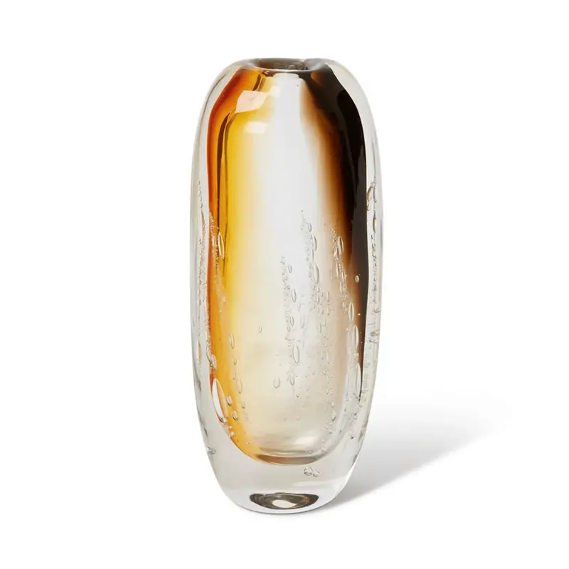 Trivan Tall Transparent Glass Vase