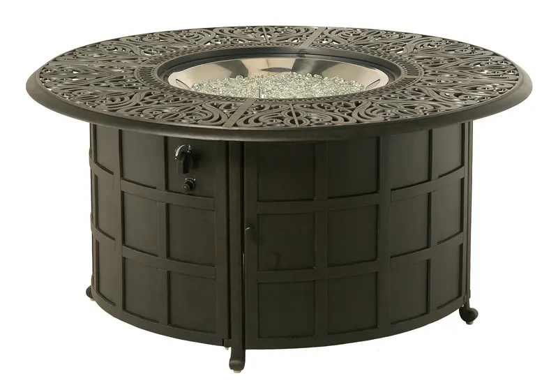 Tuscany 48-Inch Cast-Aluminum Gas Fire Pit – Patio Heating & Ambiance