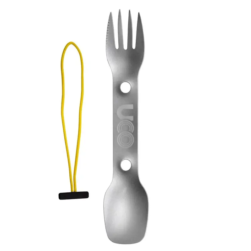 UCO Titanium Spork with Integrated Tether for Outdoor Use