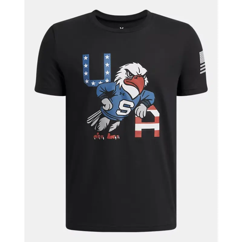 Under Armour Freedom Eagle Cartoon Tee – Boys’ Short Sleeve Top