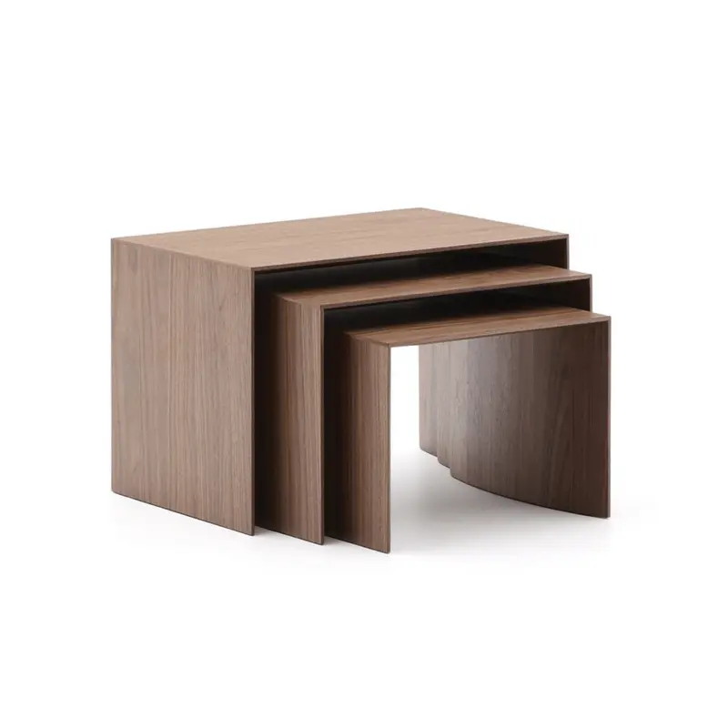 Unilow Nesting Coffee Table Set – Walnut