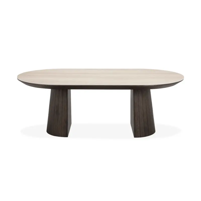 Valais Low Coffee Table in Textured Travertine Ceramic