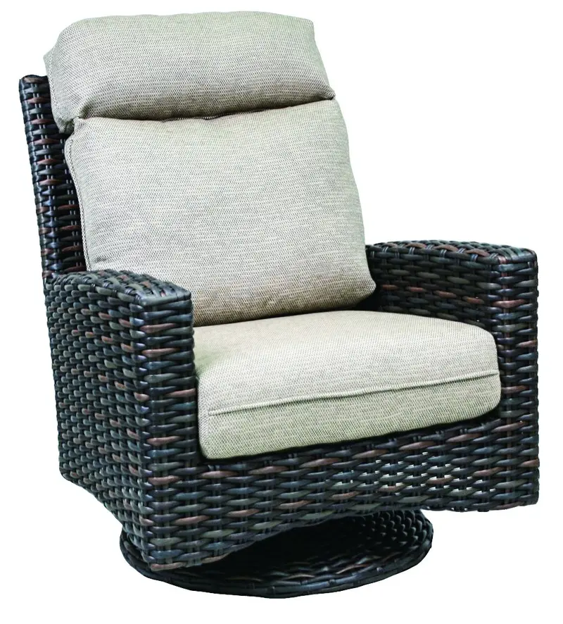 Ventura All-Weather Wicker Swivel Rocking Chair