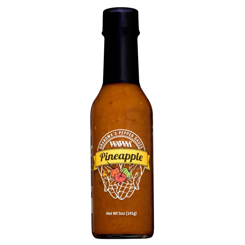WAWM Grandma’s Pineapple & Pepper Hot Sauce