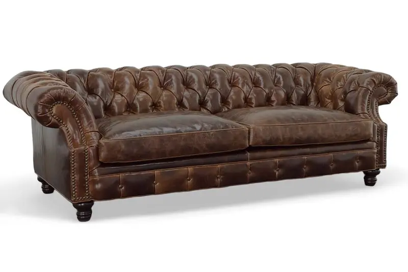 Westminster Chesterfield Sofa with 8-Way Hand-Tied Suspension – Sleeper or Standard Option