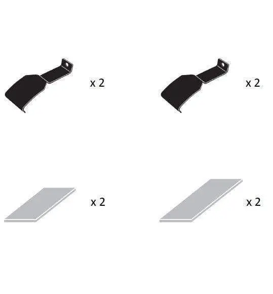 Whispbar Roof Rack Fit Kit – Vehicle-Specific Mounting Hardware for Crossbars