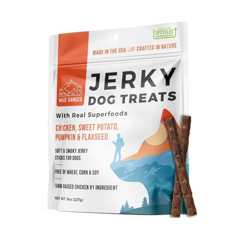 Wild Ranger Chicken Jerky Dog Treats – Natural Chew Snacks