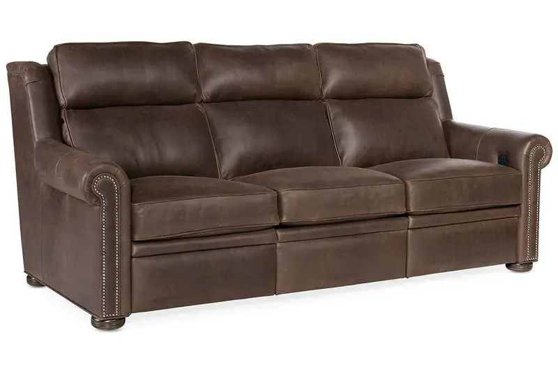 Winston Bustle Back Leather Reclining Furniture Collection
