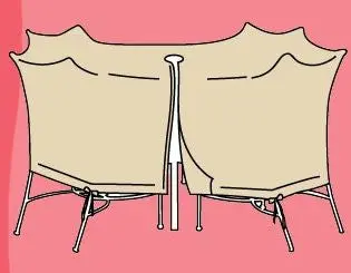 X-Large Oval or Rectangular Patio Furniture Cover – Model CP694