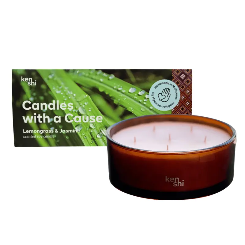 XL Lemongrass and Jasmine Soy Wax Candle